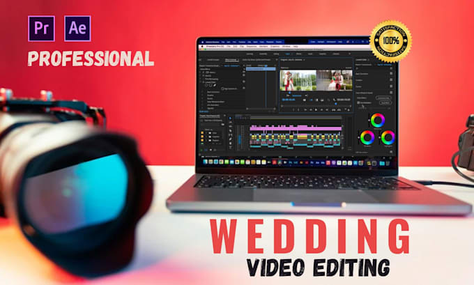 do video editing for wedding, teaser and highlights