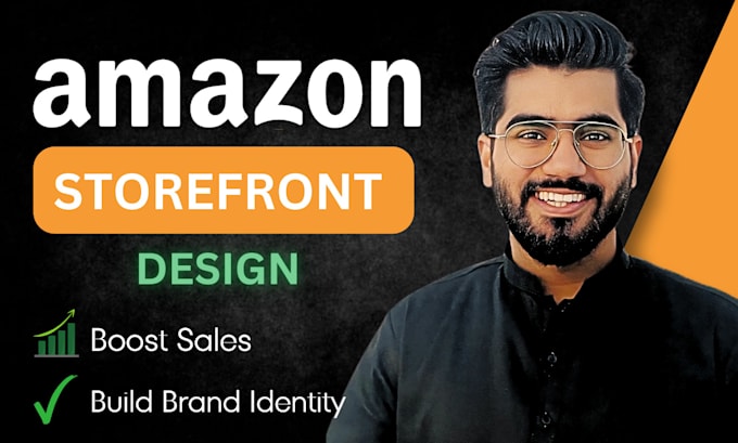 create amazon storefront design and amazon brand store