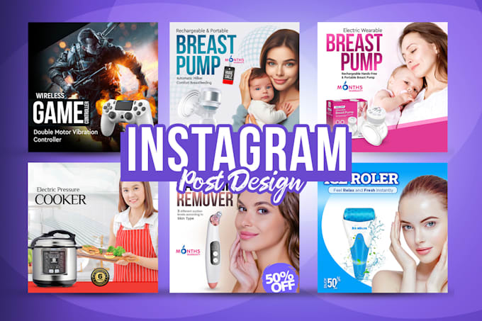 design social media posts, ads, stories for facebook