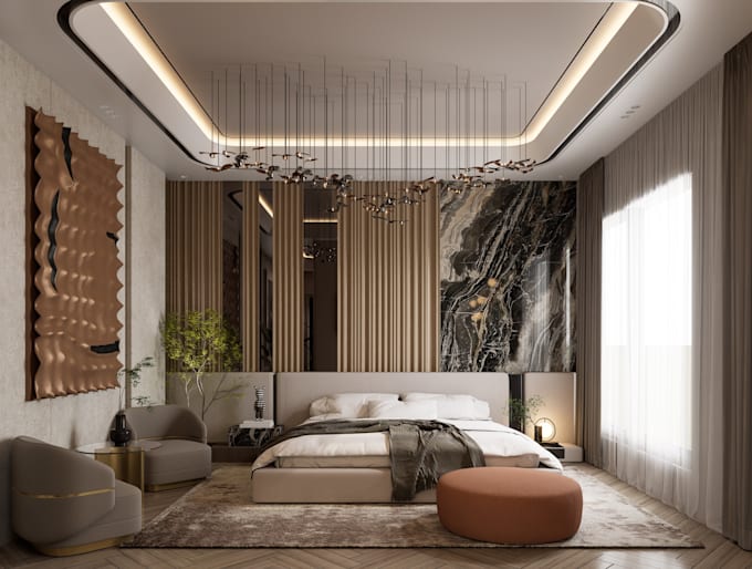 design professional interior design with 3d renderings