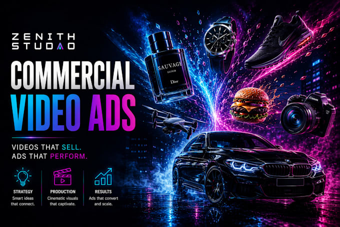 produce an expert commercial video ad