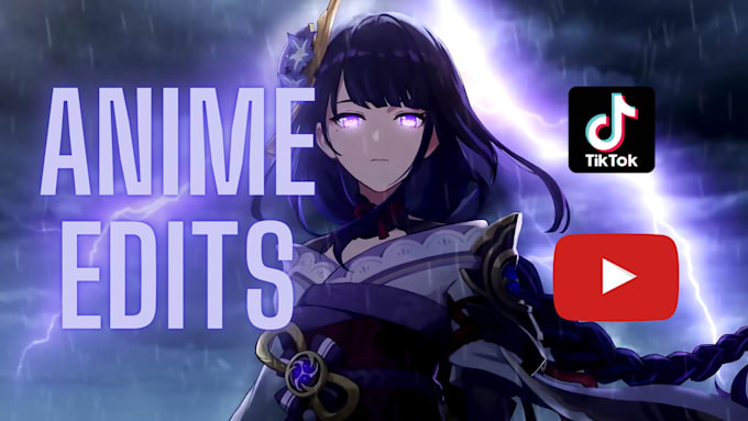editing short anime edits for youtube and tiktok