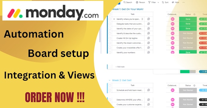 monday crm board automation workflow integration view dashboard