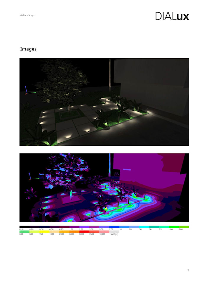 do landscape lighting design and calculation by dialux evo