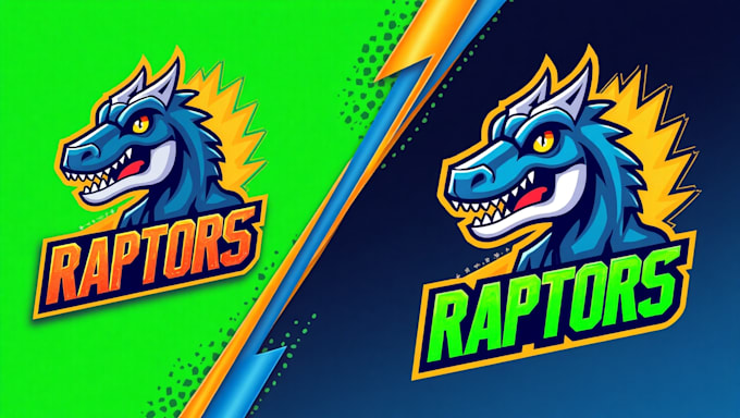 Small Pixel Raptors Logo Design awesome raptors logo with a free vector file by Presley_herzog ...