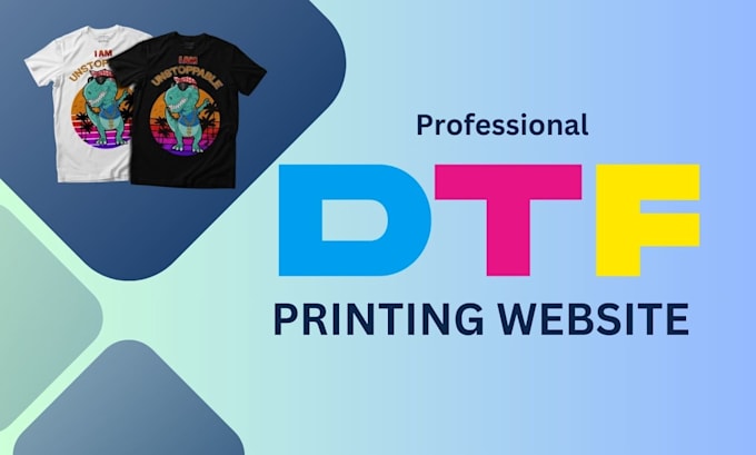 build dtf printing business website using gang sheet builder