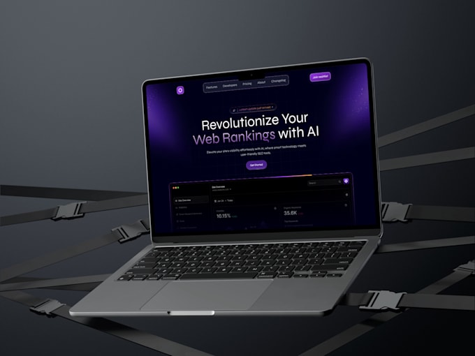 design a saas landing page high converting fast