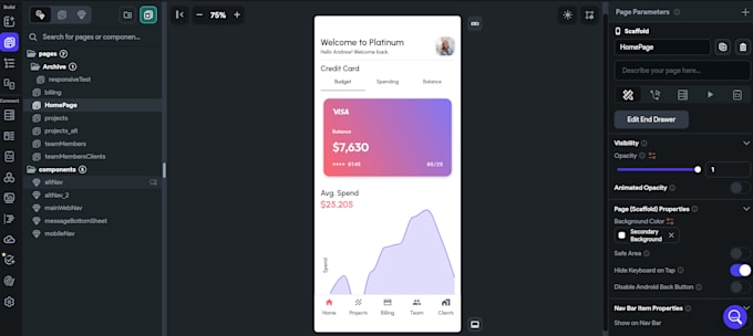 Convert your design into flutter and flutterflow app ui by Mohan ...