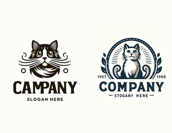 make a high quality cat logo