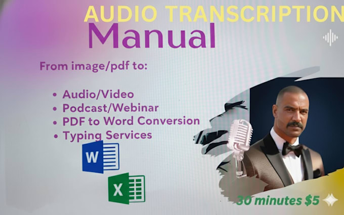 transcribe audio and do video transcription