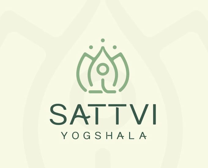 create professional branding unique yoga logo design