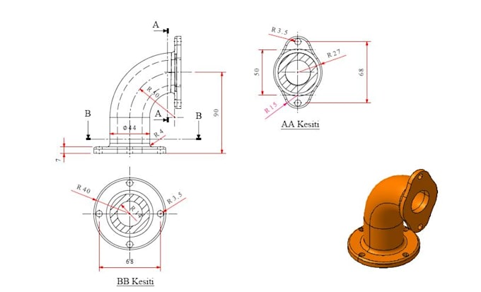 Design 2d and 3d models for solidworks, catia