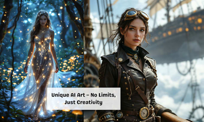 Create custom ai generated artwork, unique digital art for any purpose ...