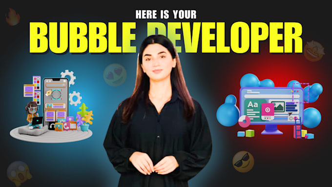 Build your mobile app and web app using bubble io by Rabia982 | Fiverr