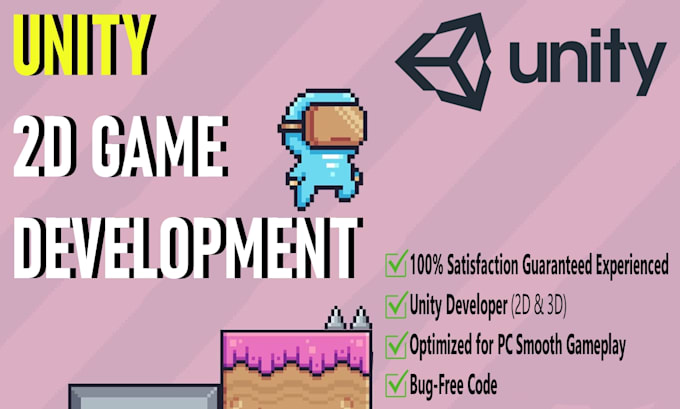 develop your 2d game in unity for PC or mobile