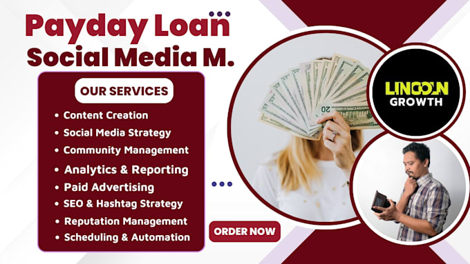 be your payday loan social media marketing manager active business