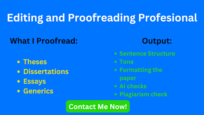 proofread and remove ai in your essay