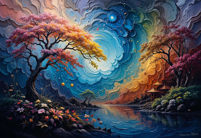 paint acrylic custom paintings for you