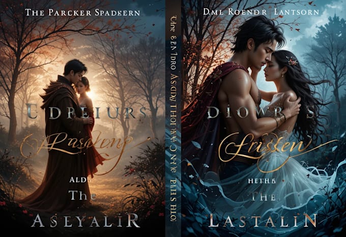 design professional romance and novel book covers