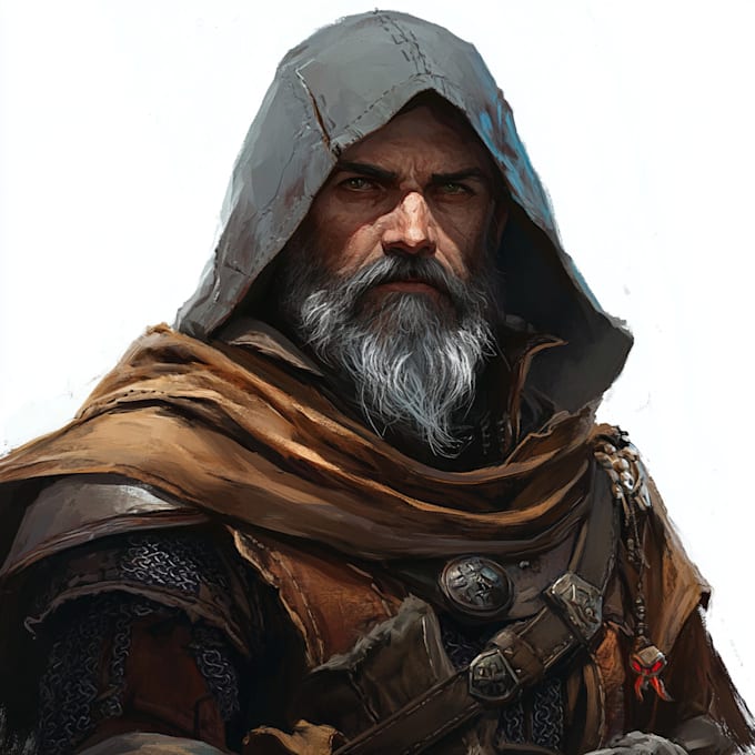 draw 2d game character for dnd art