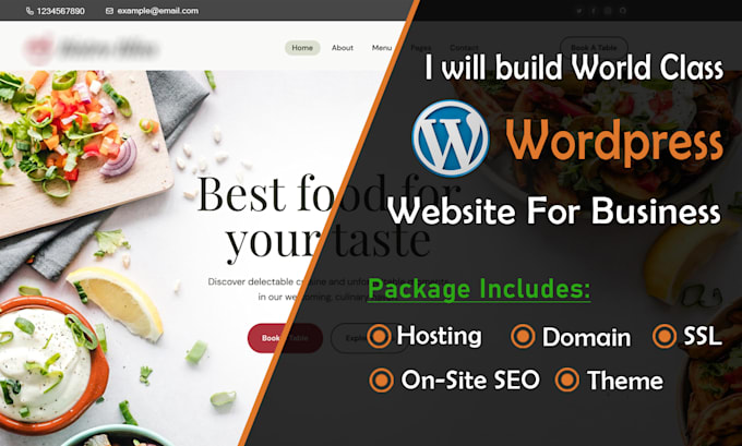 build world class business wordpress website