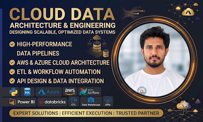 be your data engineer expert for big data analytics, etl and data pipelines