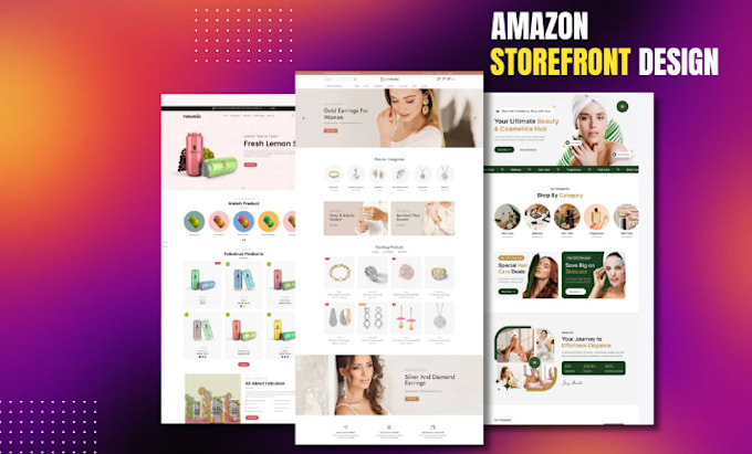 Create your amazon brand store and storefront design by Oscar_adams ...