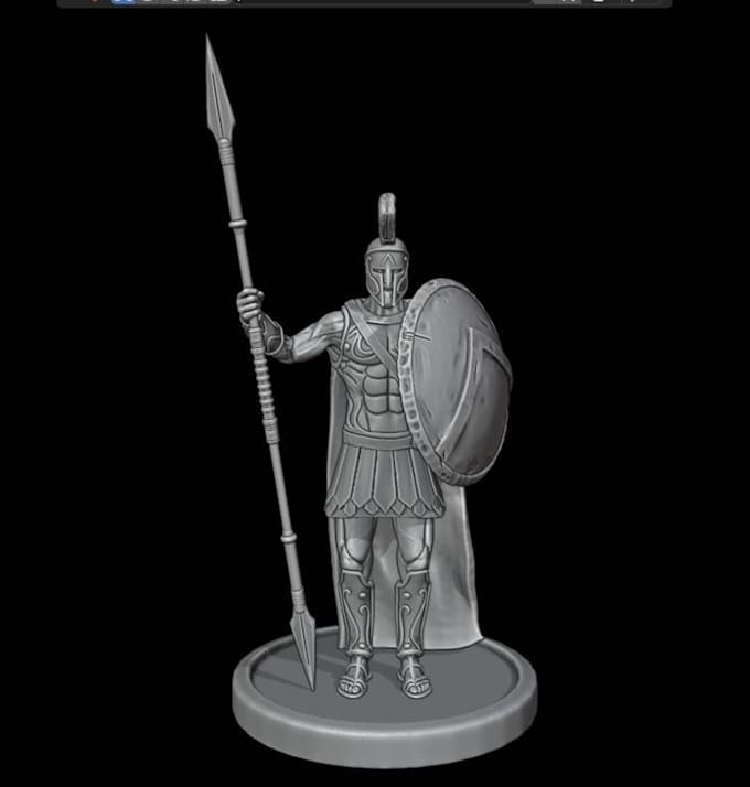Sculpt 3d character for 3d printing, dnd 4ok aos,wow miniature,warrior,asset stl by Idoskey ...