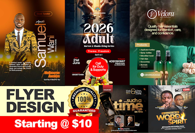 design professional flyer,  flyer design, church flyer
