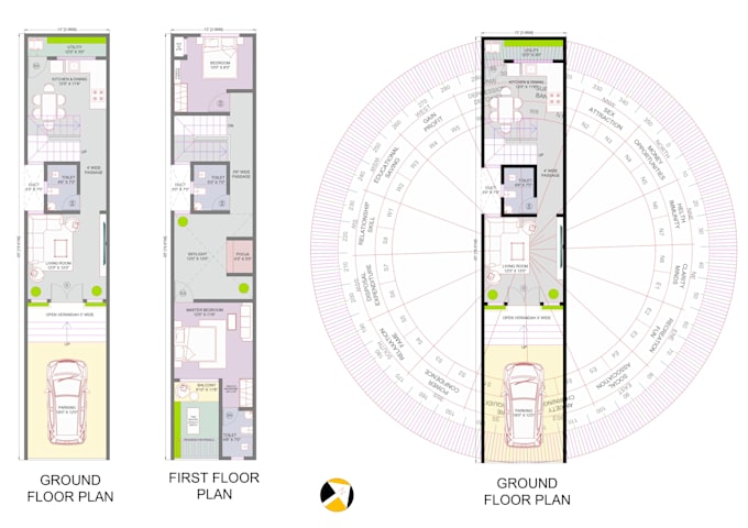 create vastu compliant 2d floor plans