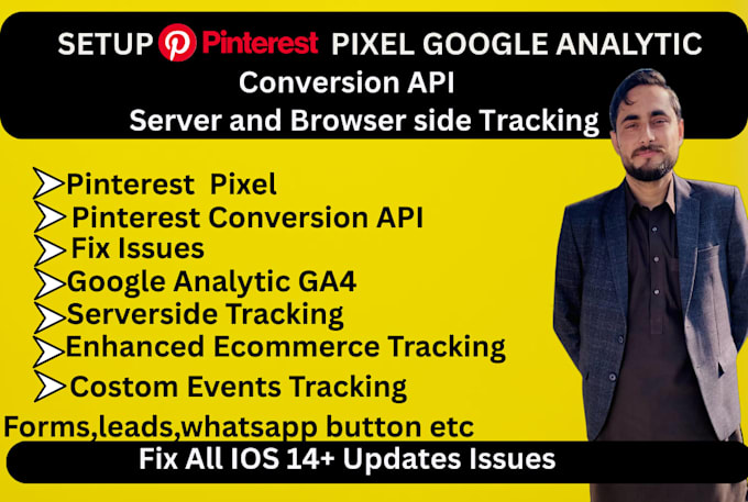 set up pinterest conversion API, tag, and ecommerce tracking with GTM