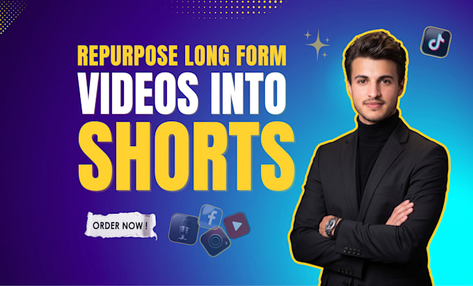 repurpose long videos, podcasts, and youtube videos into shorts