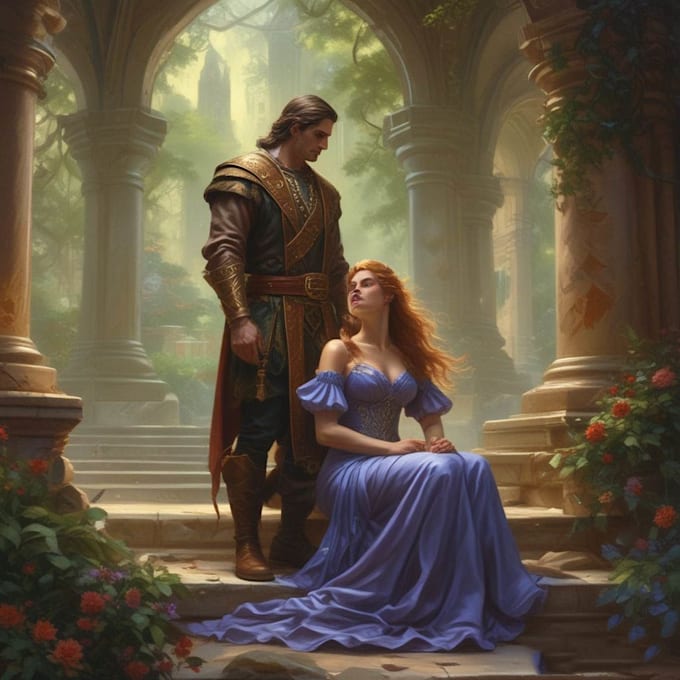 do romance book cover illustration fantasy  book design