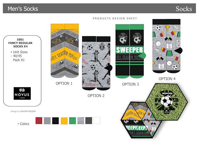 create unique socks design for your brand