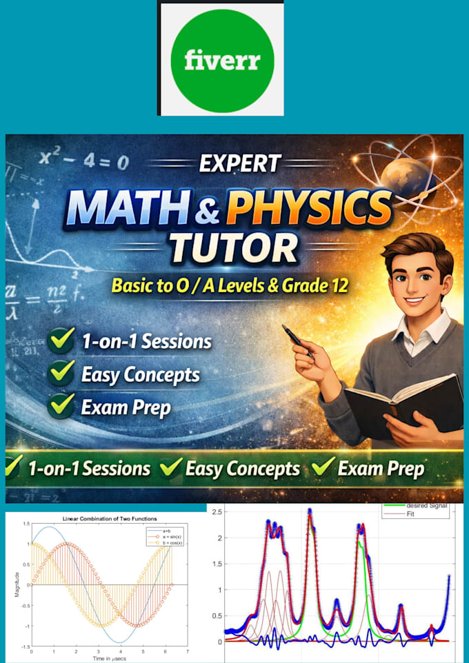tutor you mathematics and physics