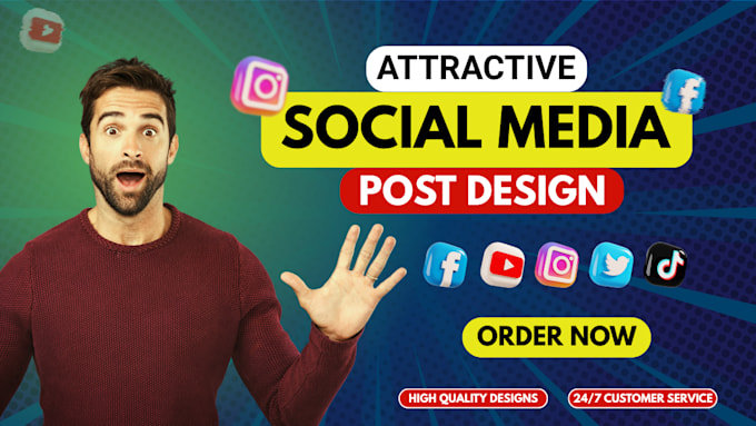 design attractive social media post