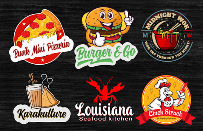 design street food logo for your preference