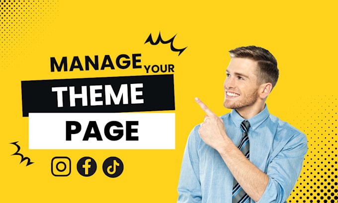 manage your instagram or facebook theme page and grow it