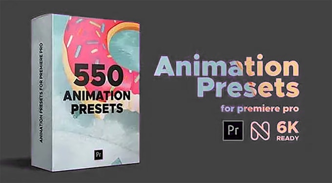 deliver 550 premiere pro professional animation presets