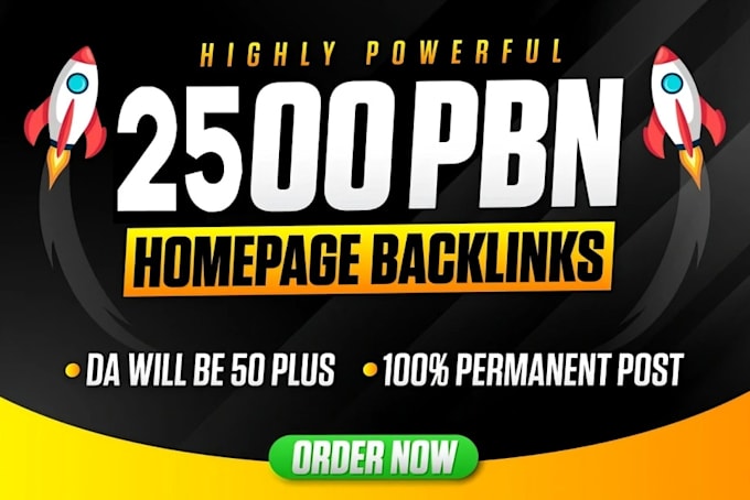 provide extremely powerful da 50 dofollow homepage backlinks