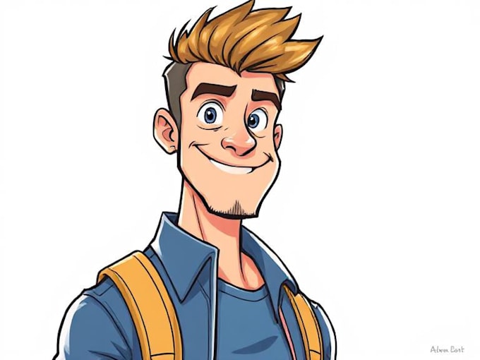 draw cartoon portrait of you