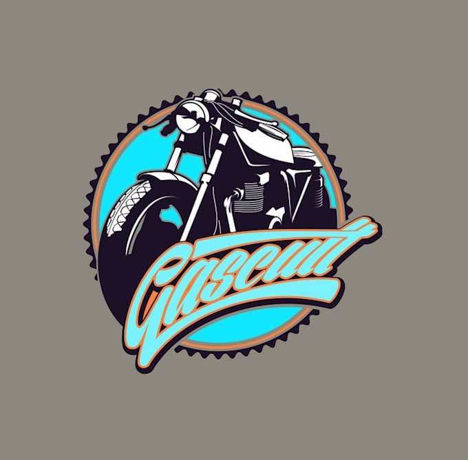 design suitable pictorial wrenches motorcycles logo