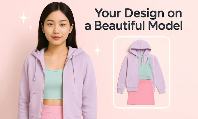create ai fashion model wearing your clothes