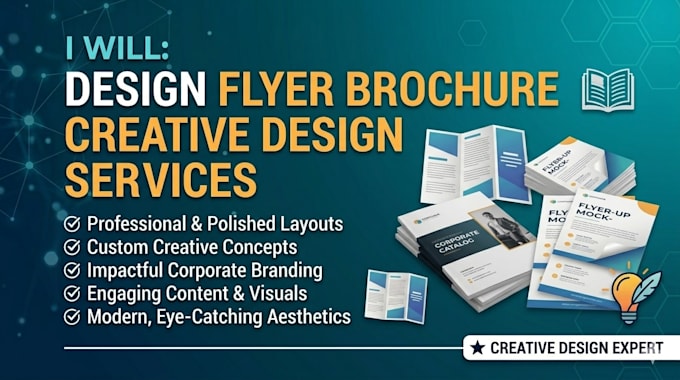 design flyer brochure creative design service