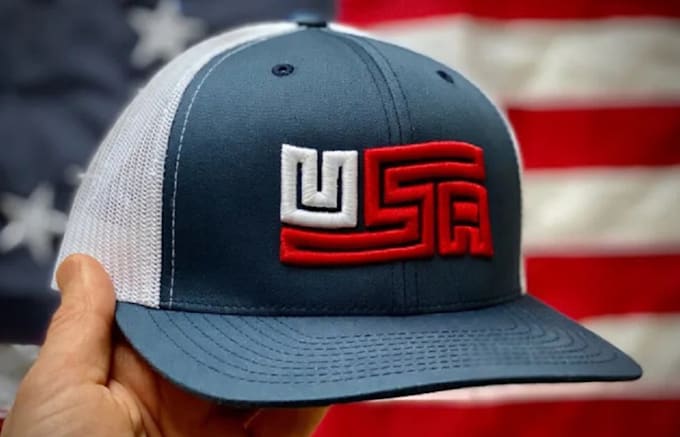 do custom hat and cap designs with unique logo patch