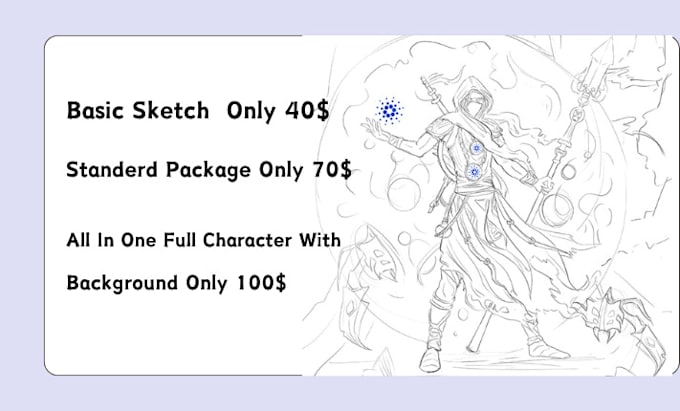make an advanced fantasy illustration
