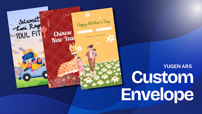 create custom envelope designs for events