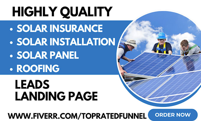 generate solar insurance leads solar installation solar panel roofing leads