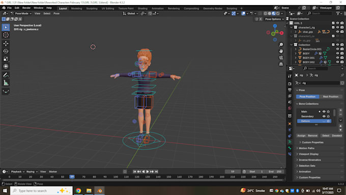 do 3d rigging in blender