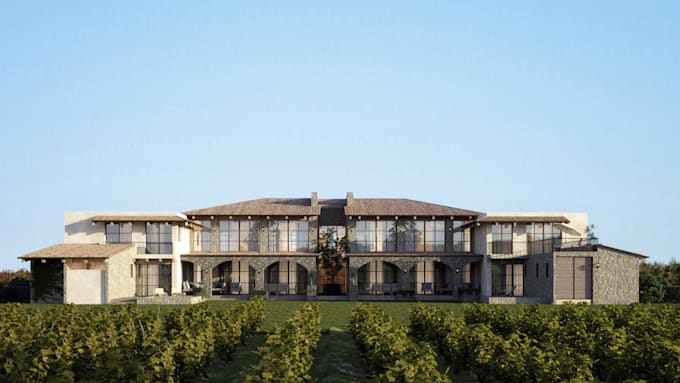 create high quality exterior rendering images